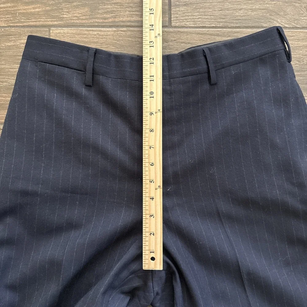 Brooks Brothers Golden Fleece 3-piece Suit Men 41R 32x29 Navy Pinstripe